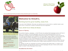 Tablet Screenshot of hirschfruitfarm.com